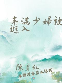 丰满少妇被猛烈进入