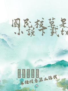 国民校草是女生 小说下载txt