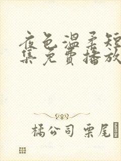 夜色温柔短剧全集免费播放电视剧