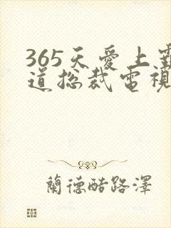 365天爱上霸道总裁电视剧第二集在线观看