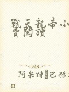 战天龙帝小说免费阅读