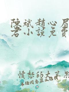 陈斌赵心眉高婉君小说免费阅读