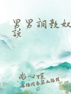 男男调教奴隶小说