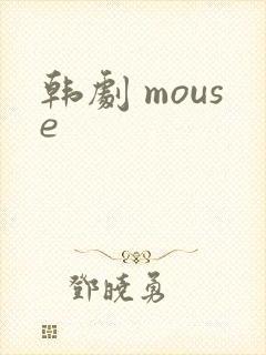 韩剧 mouse