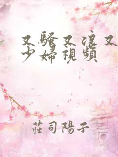 又骚又浪又丰满少妇视频