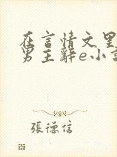 在言情文里撩直男主辞e小说