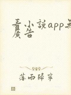 看小说app无广告