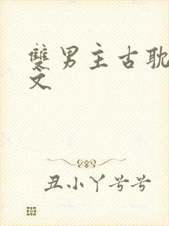 双男主古耽生子文