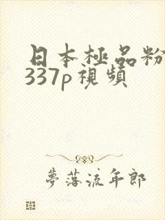 日本极品粉嫩小337p视频