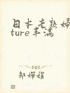 日本老熟妇mature丰满