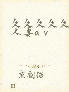 久久久久久精品人妻aⅴ