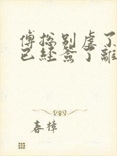 傅总别虐了夫人已经签了离婚短剧