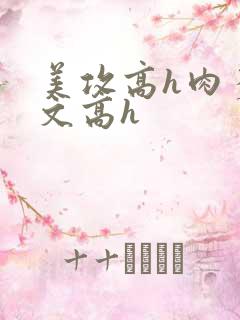 美攻高h肉多荤文高h