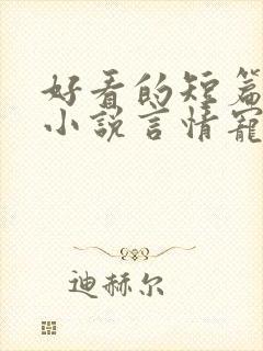 好看的短篇完结小说言情宠文