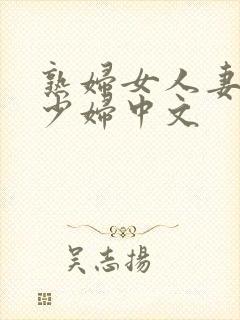 熟妇女人妻丰满少妇中文