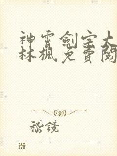 神霄剑宗大师兄林枫免费阅读