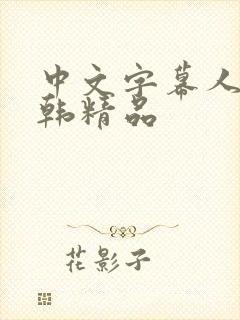 中文字幕人妻日韩精品