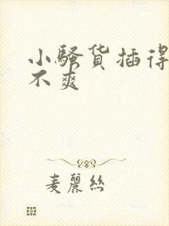 小骚货插得你爽不爽