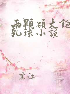 两颗硕大饱满的乳球小说