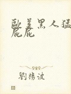 欧美黑人猛地插屁屁