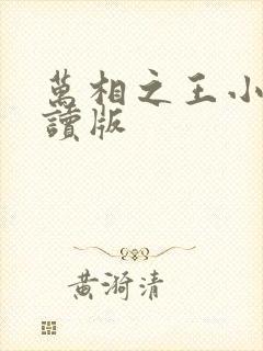 万相之王小说阅读版