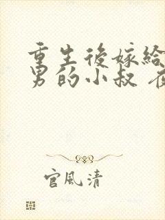 重生后嫁给了渣男的小叔 夜暖暖