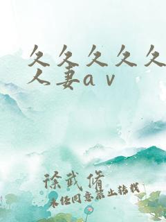 久久久久久精品人妻aⅴ