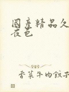 国产精品久久久夜色