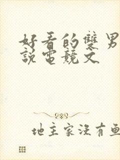 好看的双男主小说电竞文