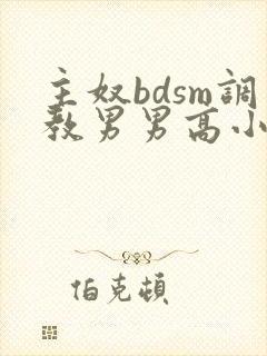 主奴bdsm调教男男高小说