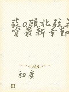 苏o顾北弦无弹窗最新章节