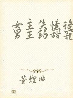 女主失忆后很黏男主的甜宠文