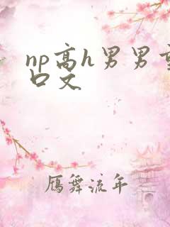 np高h男男重口文