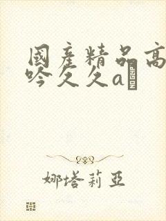 国产精品高潮呻吟久久aγ