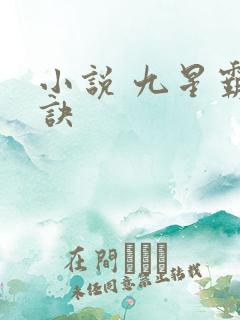 小说 九星霸体诀