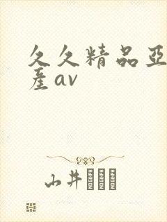 久久精品亚洲国产av