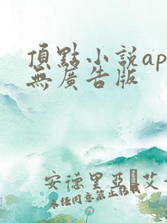 顶点小说app无广告版