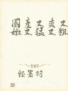 国产又爽又黄又嫩又猛又粗视频