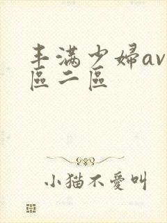 丰满少妇av一区二区