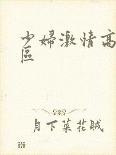 少妇激情高潮4区