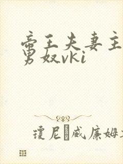 帝王夫妻主调教男奴vki