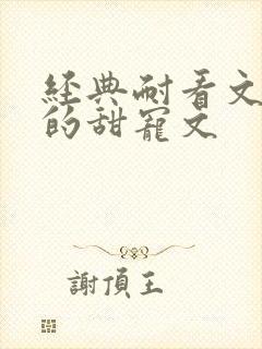 经典耐看文笔好的甜宠文