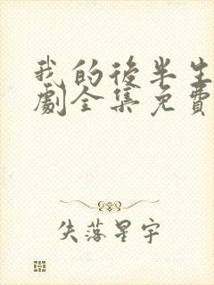 我的后半生电视剧全集免费播放高清版