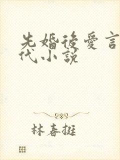 先婚后爱言情现代小说
