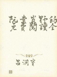 阮棠肖野的小说免费阅读全文