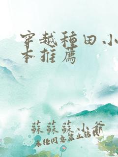 穿越种田小说完本推荐