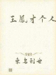 王凤才个人简介