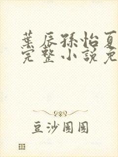 叶辰孙怡夏若雪完整小说免费