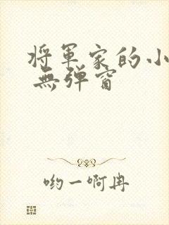 将军家的小娇娘 无弹窗