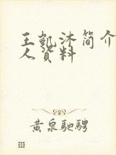 王凯沐简介 个人资料